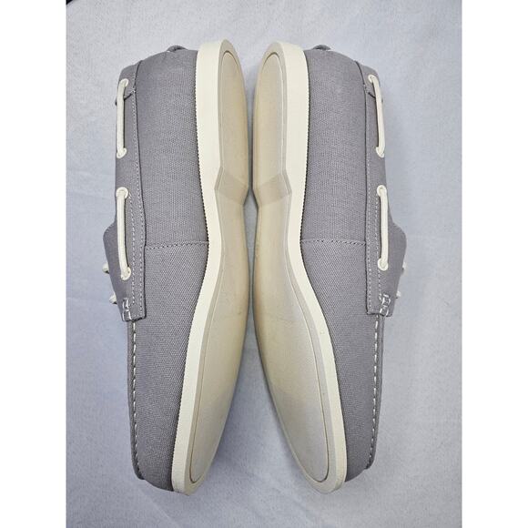 Club Room Men's Elliot Lace-Up Boat Shoes Loafers Grey Size 10M NWT - Picture 9 of 9